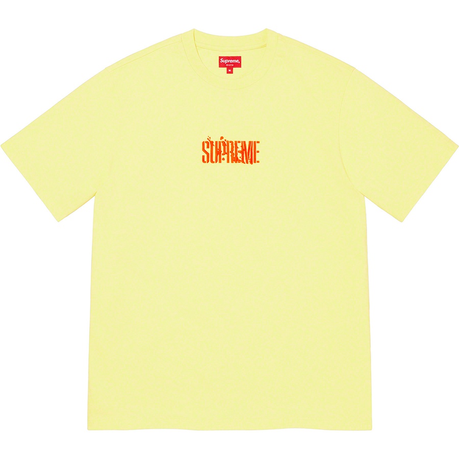 Supreme Splatter S S Top (SS21) - Pale Yellow - $68