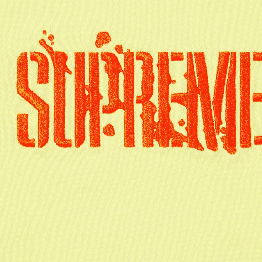 Supreme Splatter S S Top (SS21) - Pale Yellow - $68