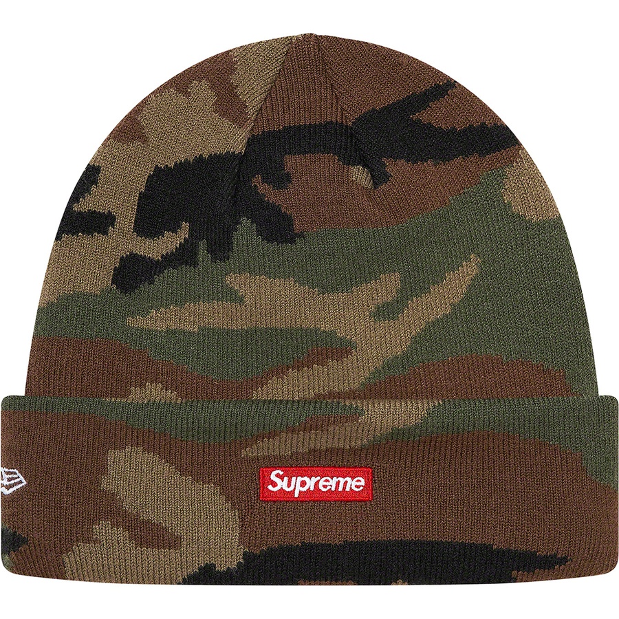 Supreme New Era Swarovski S Logo Beanie (SS21) - Woodland Camo - $88