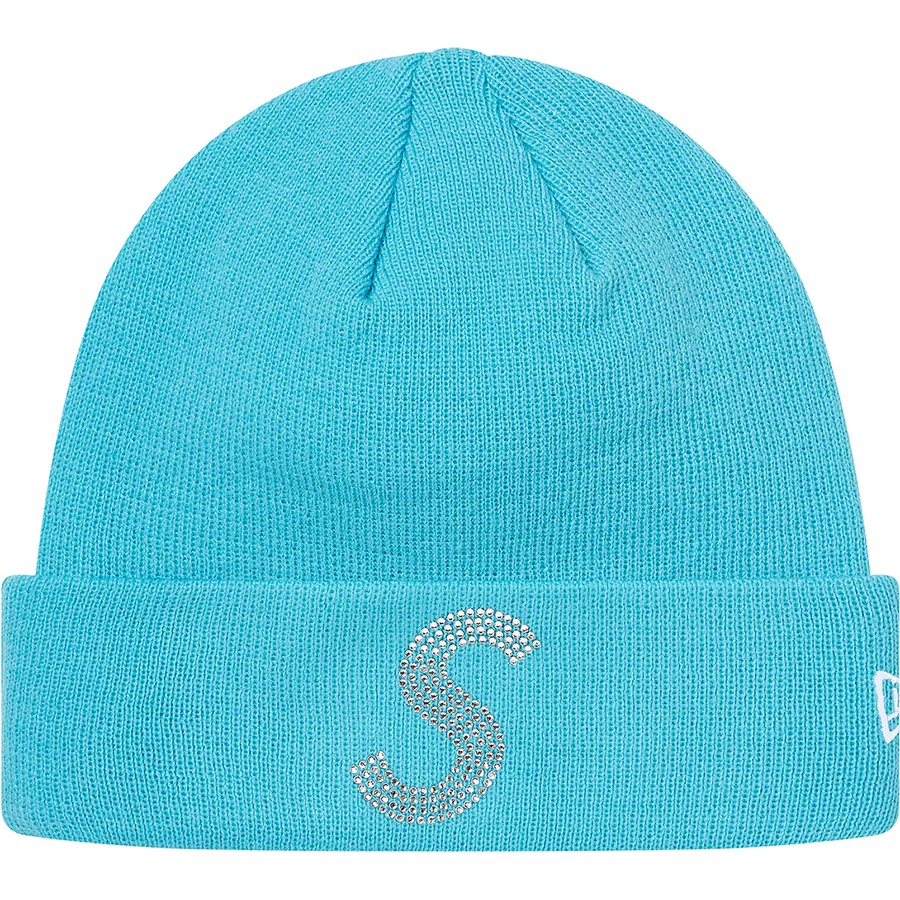 Supreme New Era Swarovski S Logo Beanie (SS21) - Teal - $88