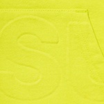Supreme Embossed Logos Hooded Sweatshirt (SS21) - Acid Green