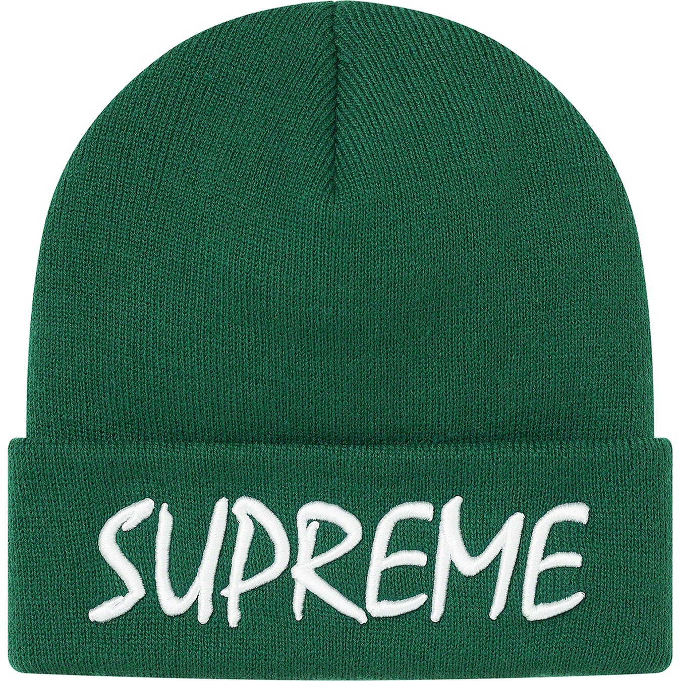 Supreme FTP Beanie (SS21) - Dark Green - $38