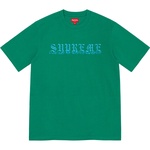 Supreme Old English Rhinestone S S Top (SS21) - Green