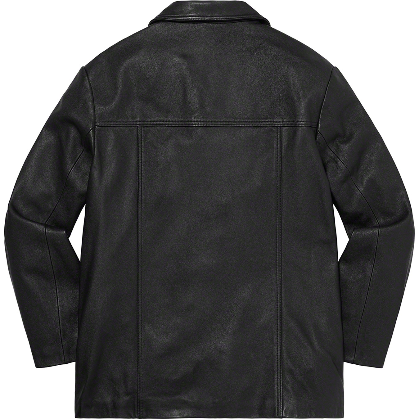 Supreme Braided Leather Overcoat (SS21) - Black - $598