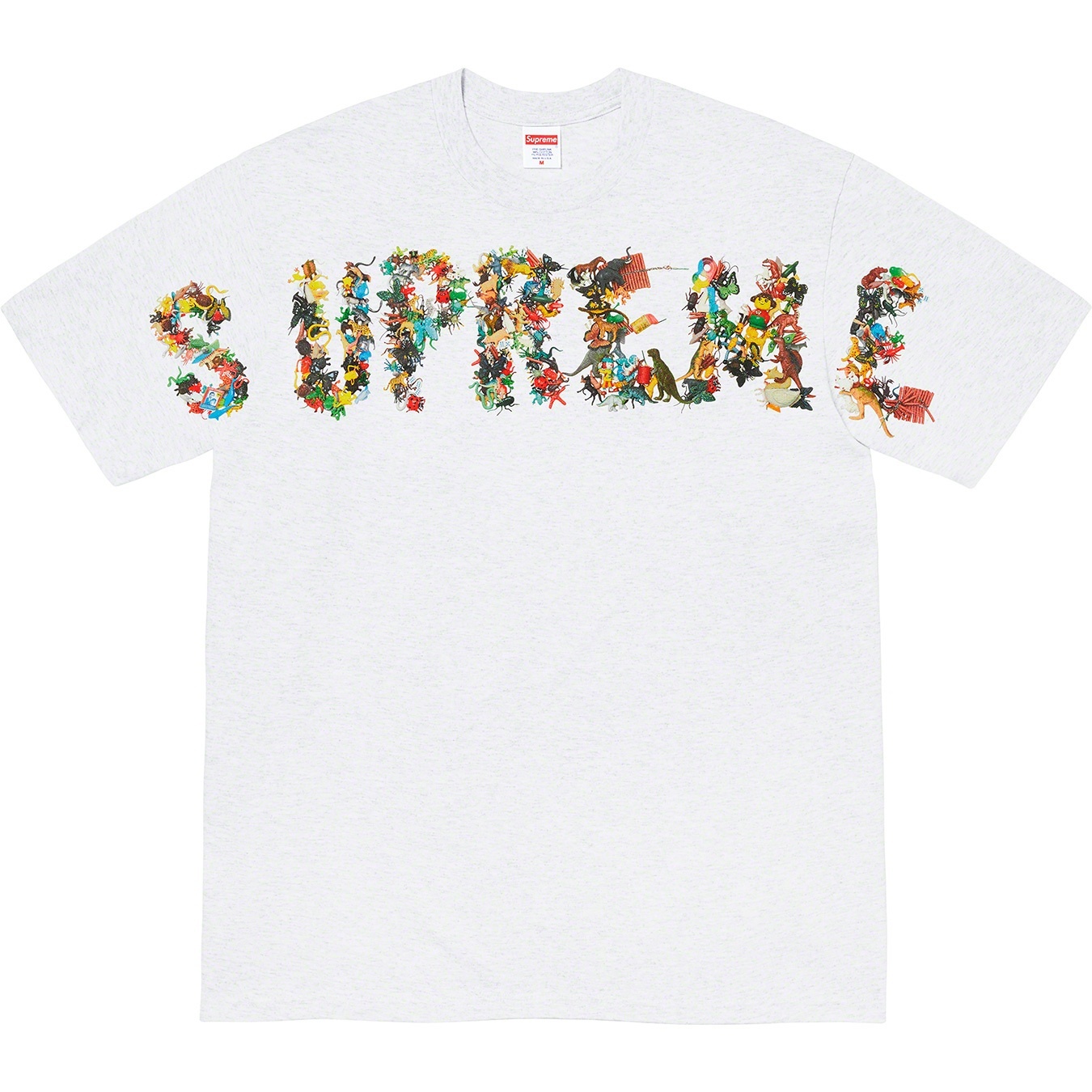 Supreme Toy Pile Tee (SS21) - Ash Grey - $38