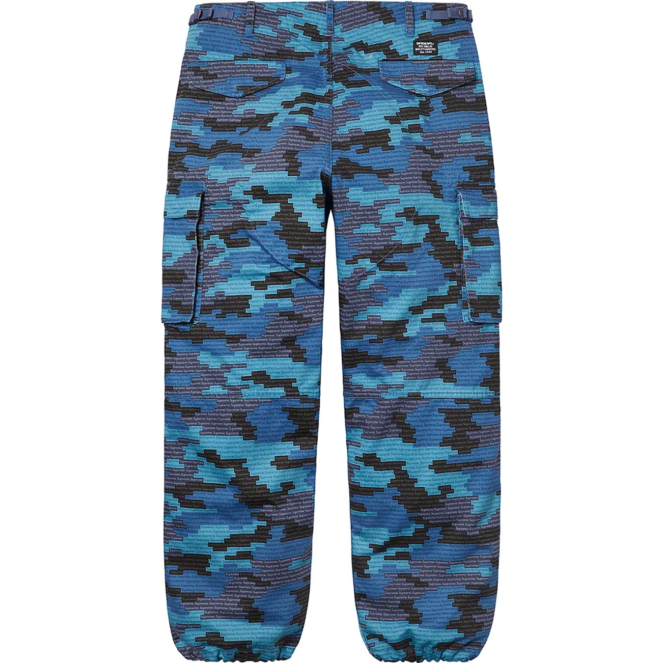 Supreme Cargo Pant (SS21) - Blue Camo - $158
