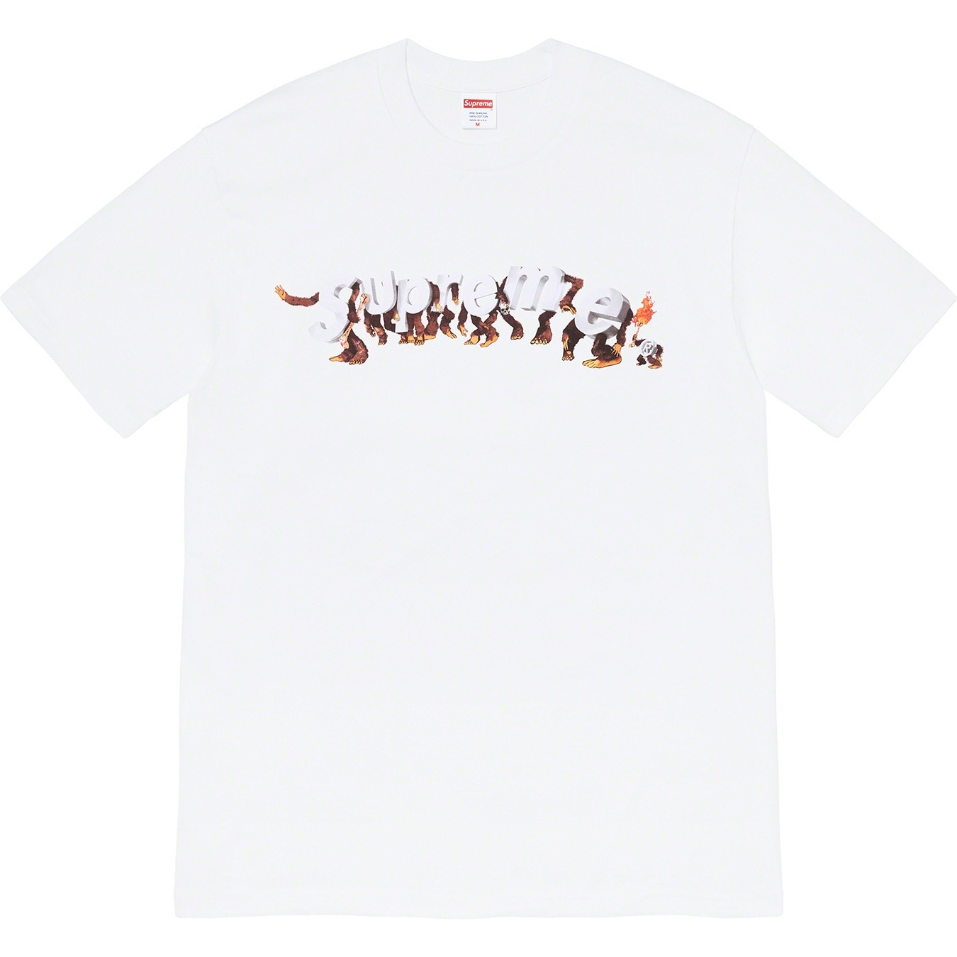 Supreme Apes Tee (SS21) - White - $38