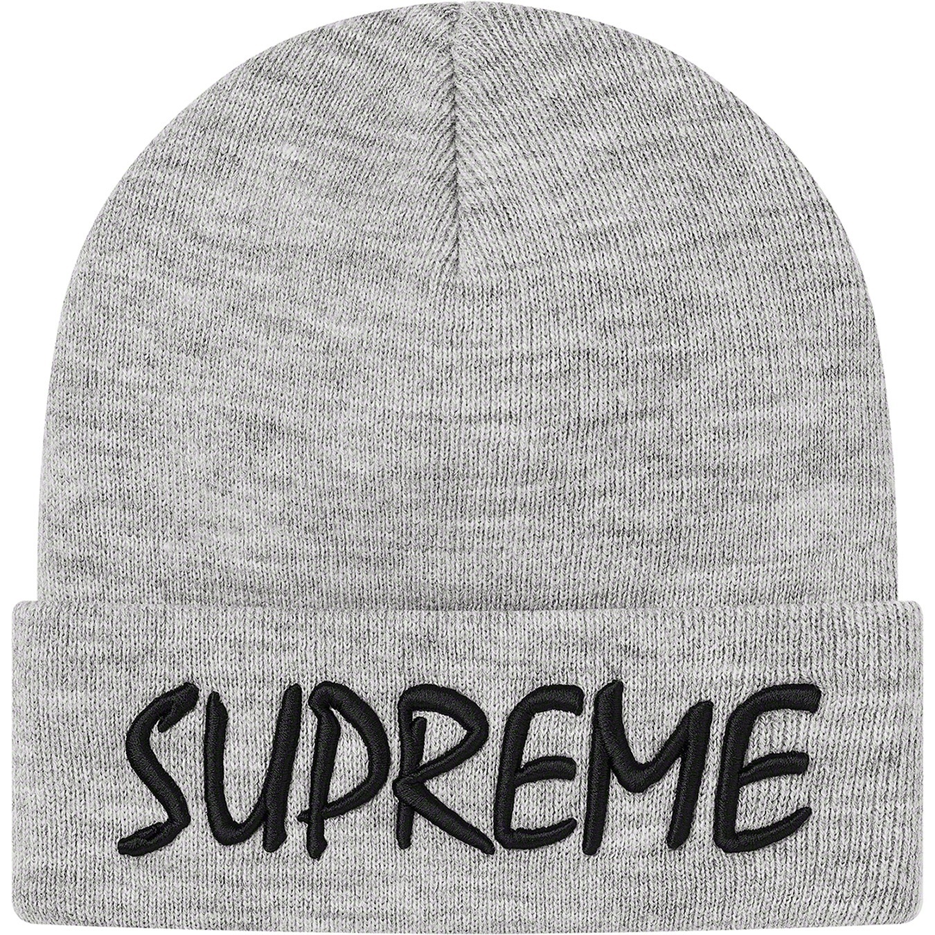 Supreme FTP Beanie (SS21) - Heather Grey - $38