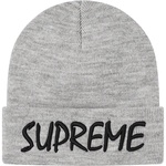 Supreme FTP Beanie (SS21) - Heather Grey