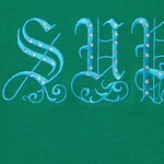 Supreme Old English Rhinestone S S Top (SS21) - Green
