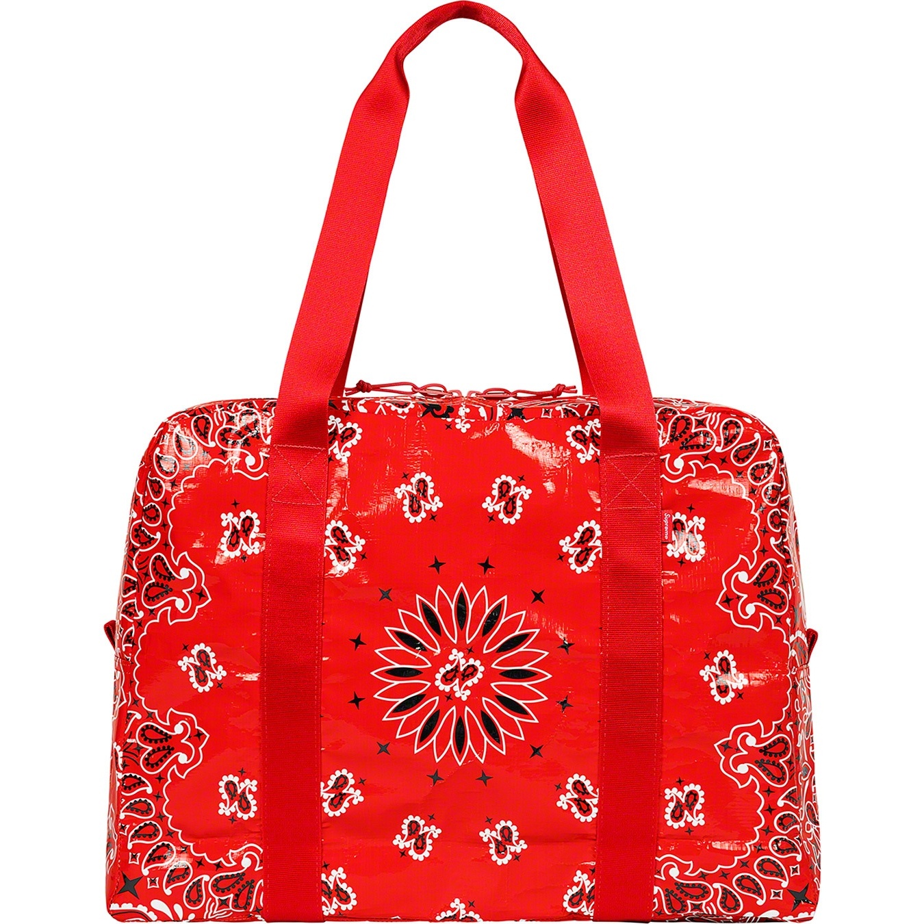 Supreme Bandana Tarp Small Duffle Bag (SS21) - Red - $68