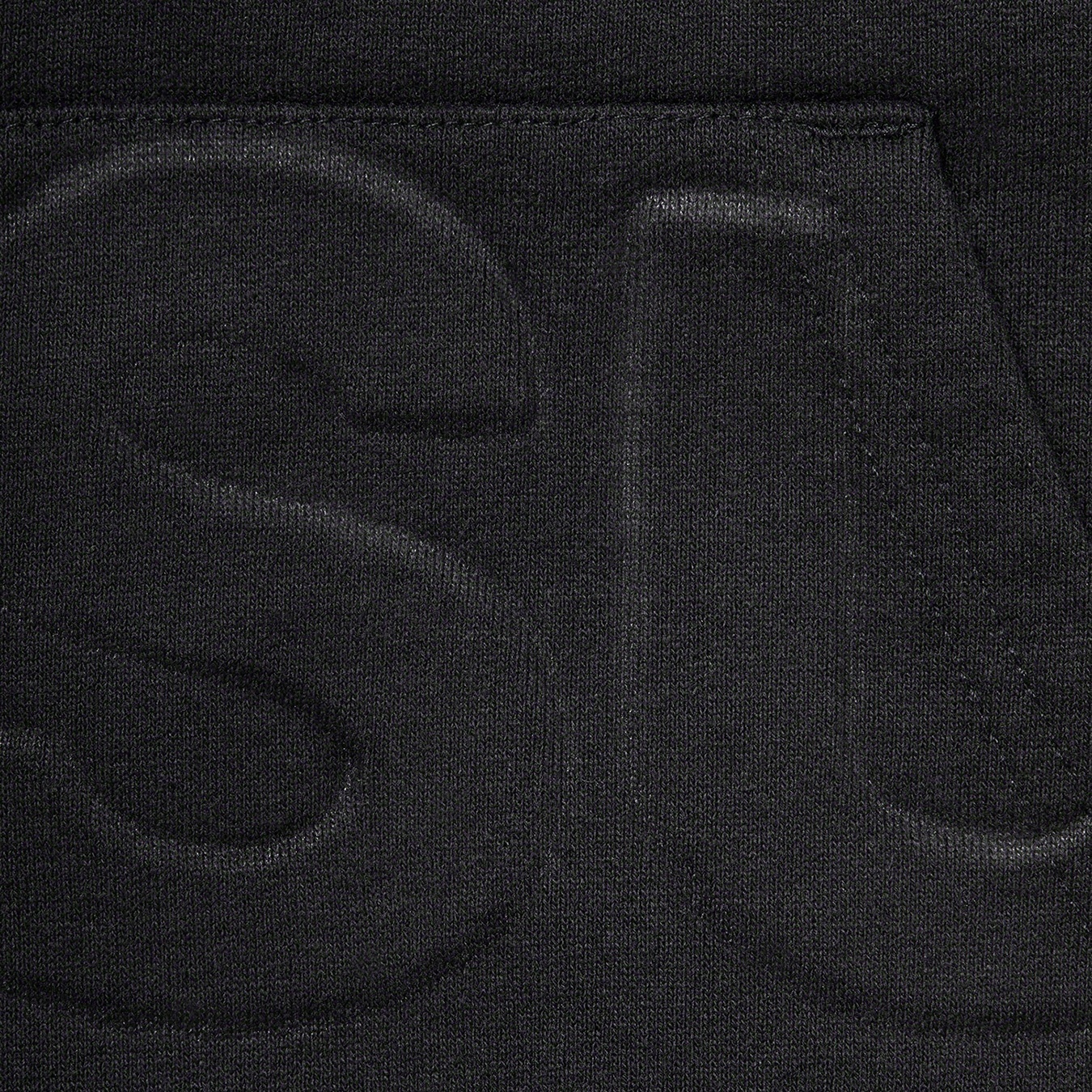 Supreme Embossed Logos Hooded Sweatshirt (SS21) - Black - $158