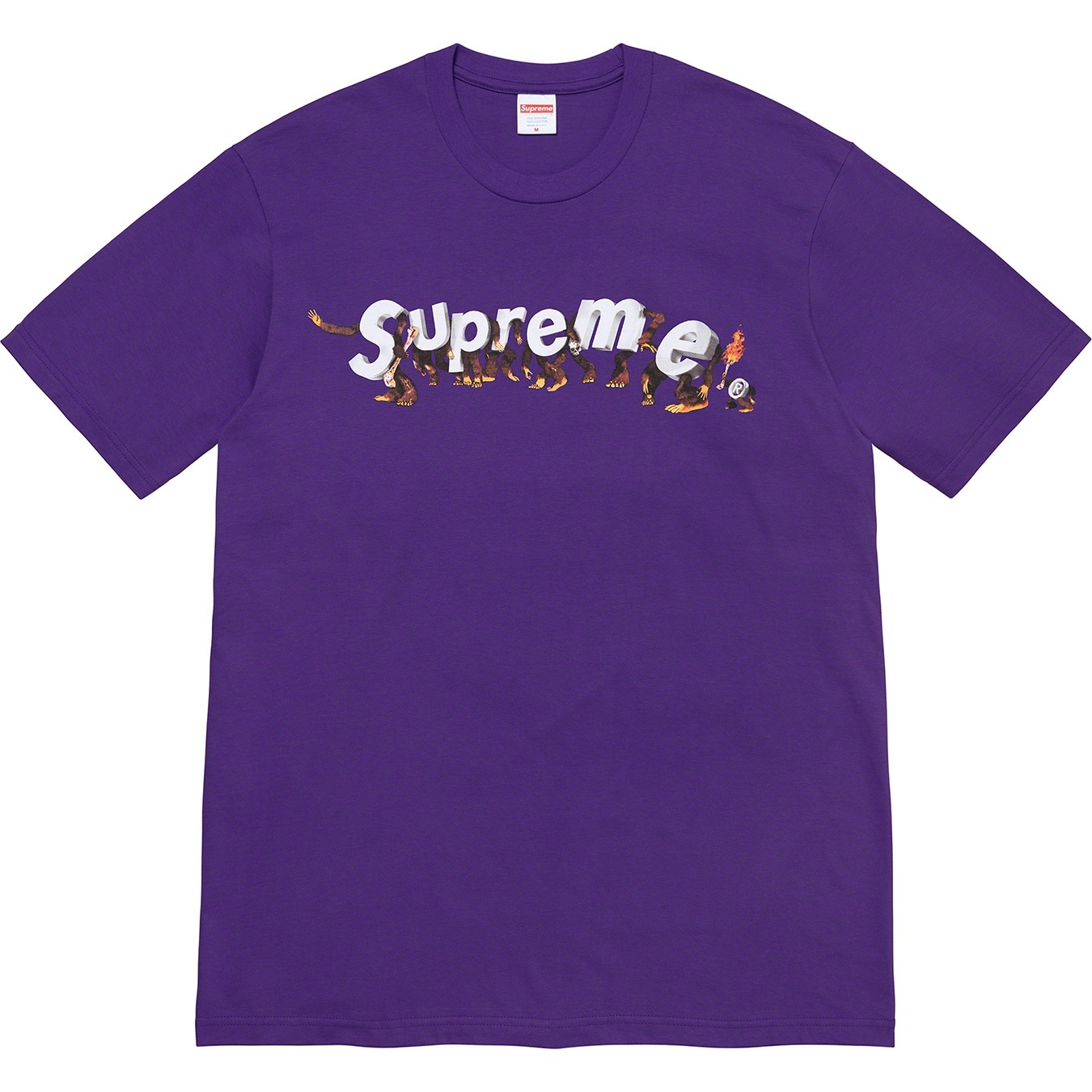 Supreme Apes Tee (SS21) - Purple - $38