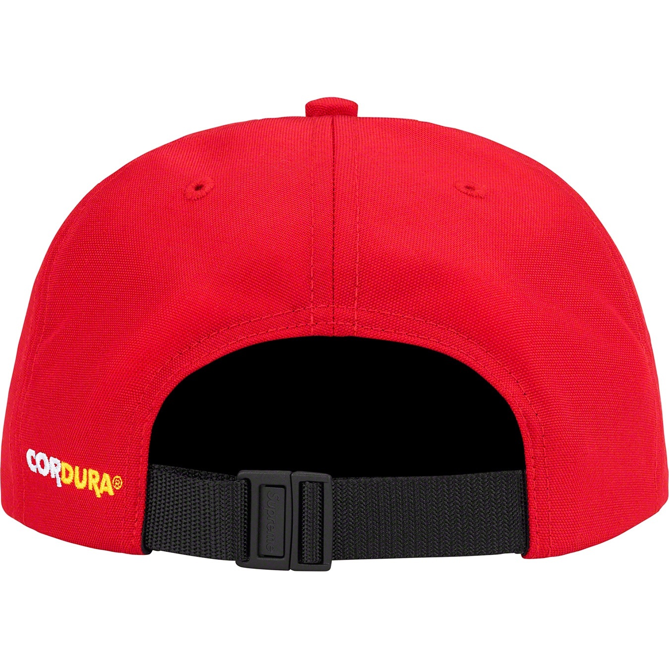 Supreme Stacked Cordura 6-Panel (SS21) - Red - $48