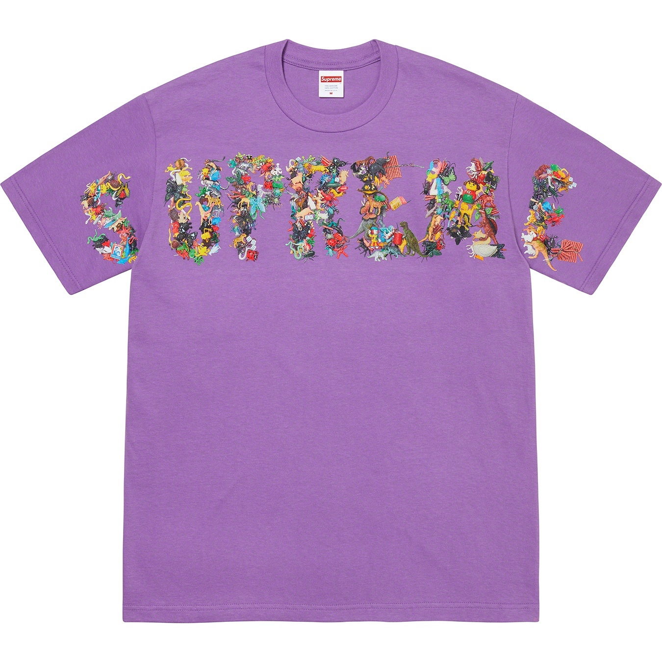 Supreme Toy Pile Tee (SS21) - Purple - $38