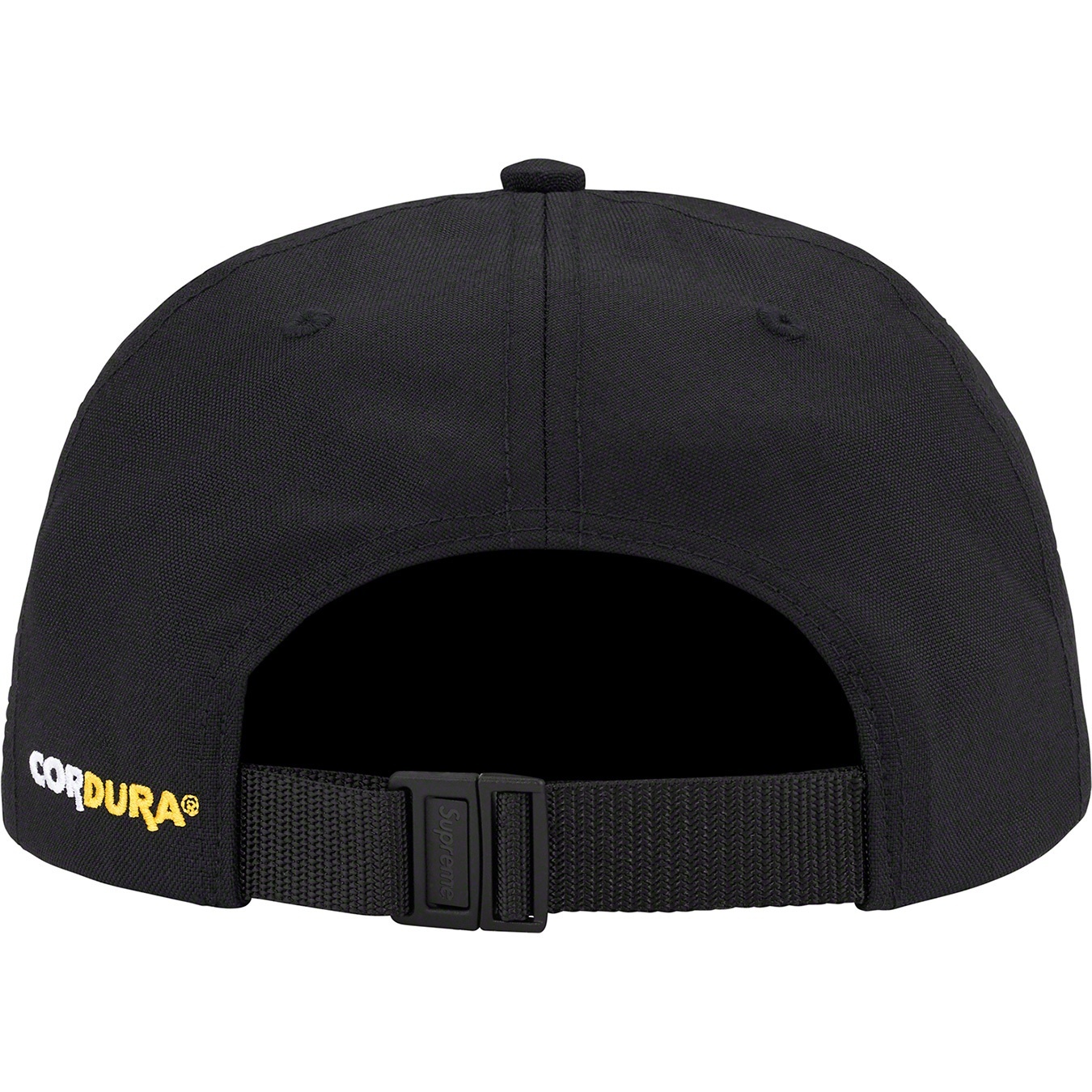 Supreme Stacked Cordura 6-Panel (SS21) - Black - $48