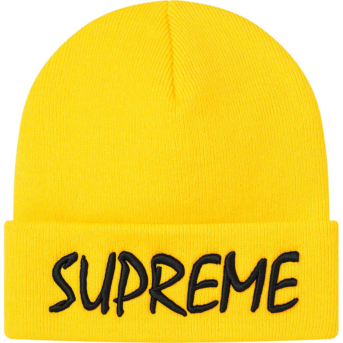 Supreme FTP Beanie (SS21) - Yellow - $38