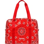 Supreme Bandana Tarp Small Duffle Bag (SS21) - Red