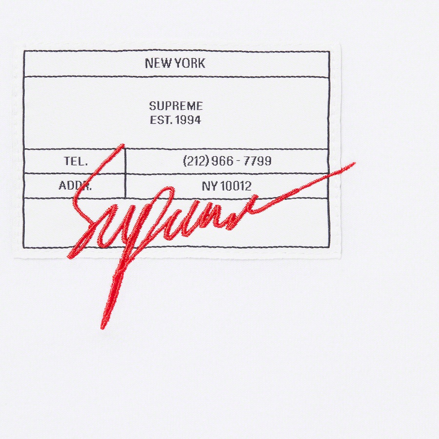 Supreme Signature Label S S Top (SS21) - White - $68