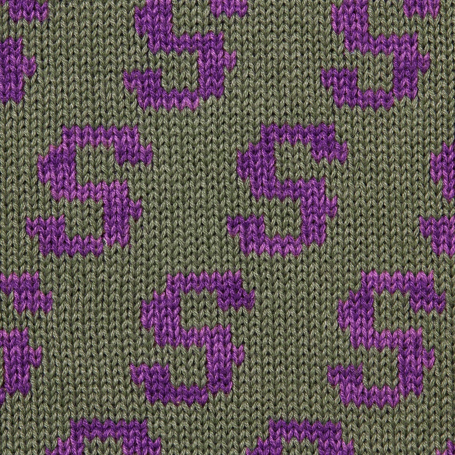 Supreme S Repeat Sweater (SS21) - Olive - $148
