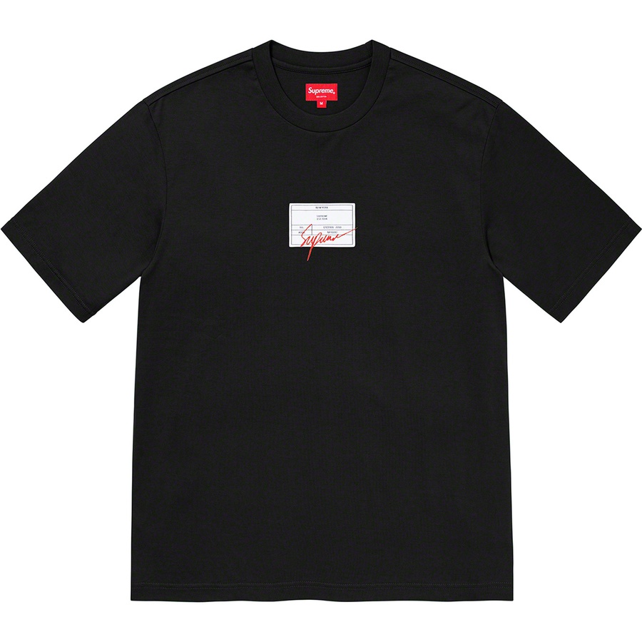 Supreme Signature Label S S Top (SS21) - Black - $68