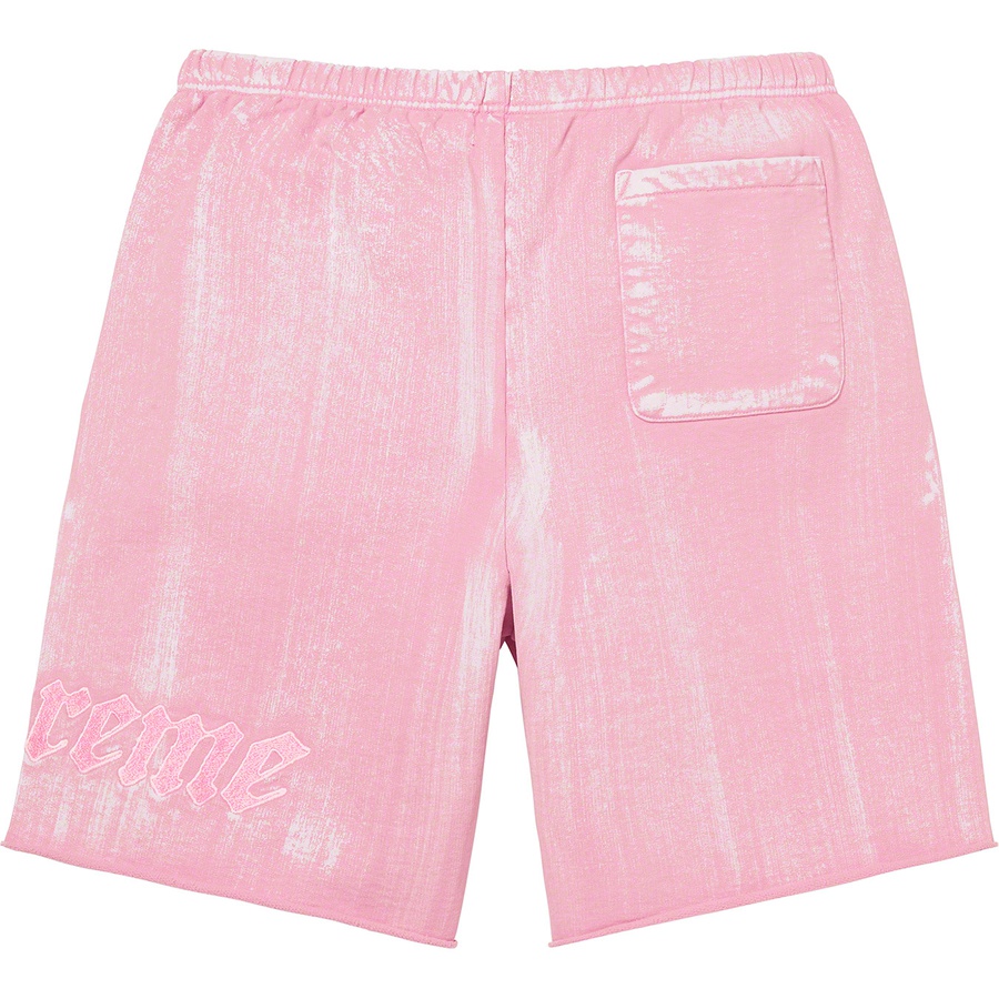 Supreme Brush Stroke Sweatshort (SS21) - Pink - $118