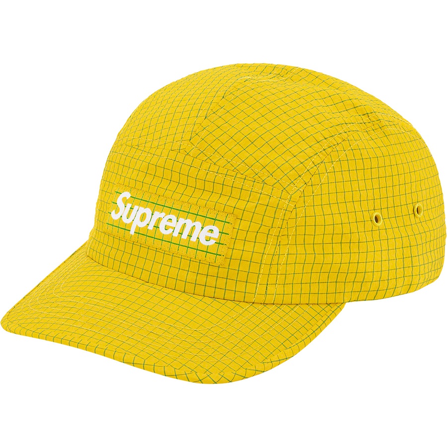 Supreme 2-Tone Ripstop Camp Cap (SS21) - Yellow - $48