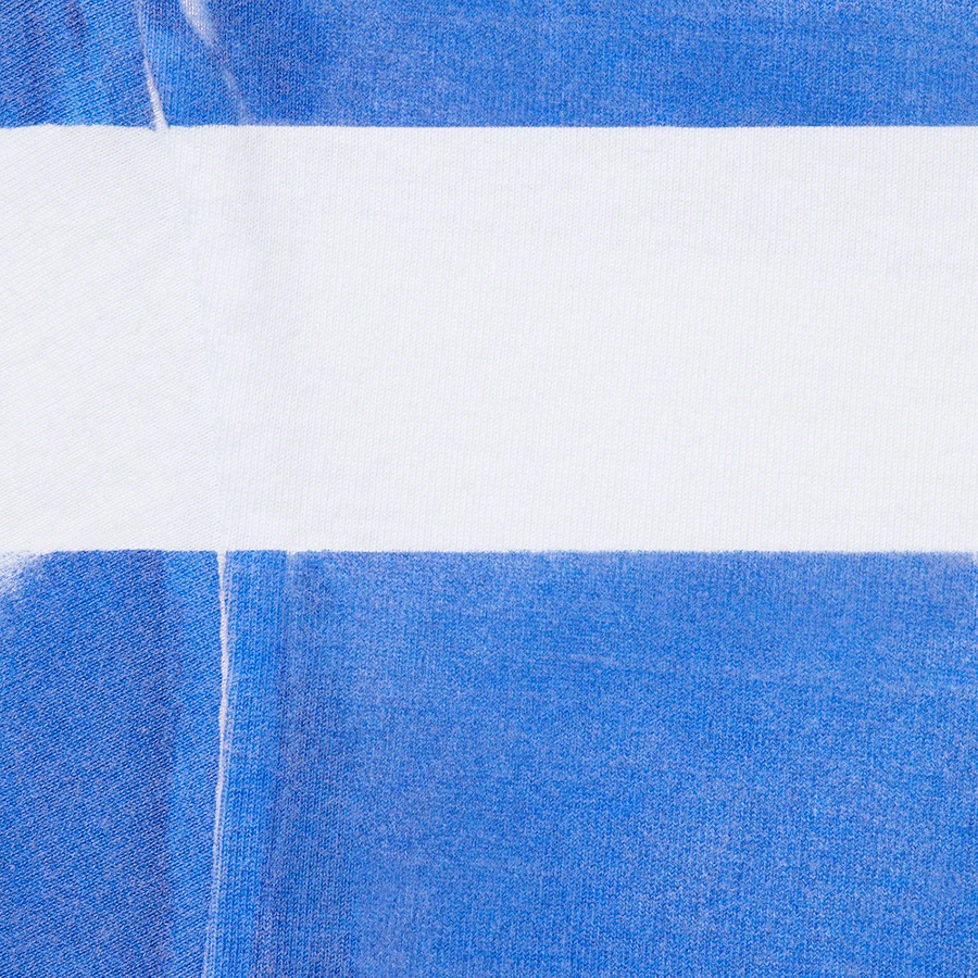 Supreme Printed Stripe S S Top (SS21) - Bright Blue - $88