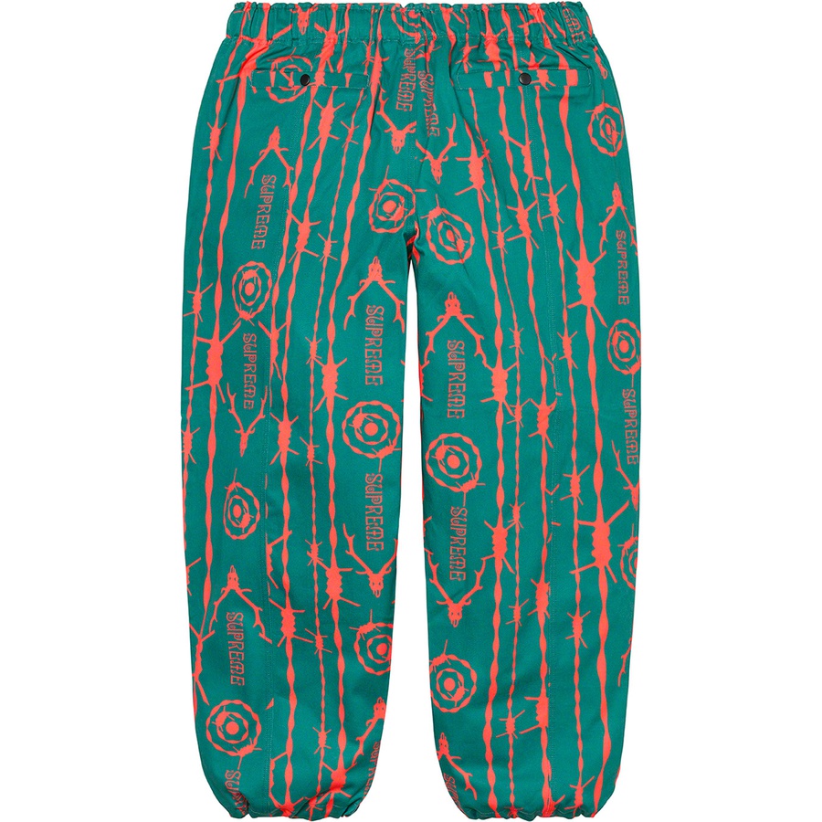 Supreme Supreme SOUTH2 WEST8 Belted Pant (SS21) - Teal Pattern - $168