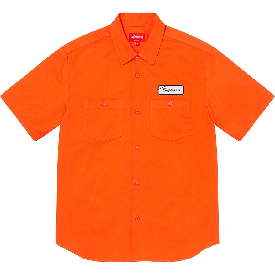 Supreme Dog S S Work Shirt (SS21) - Orange - $128