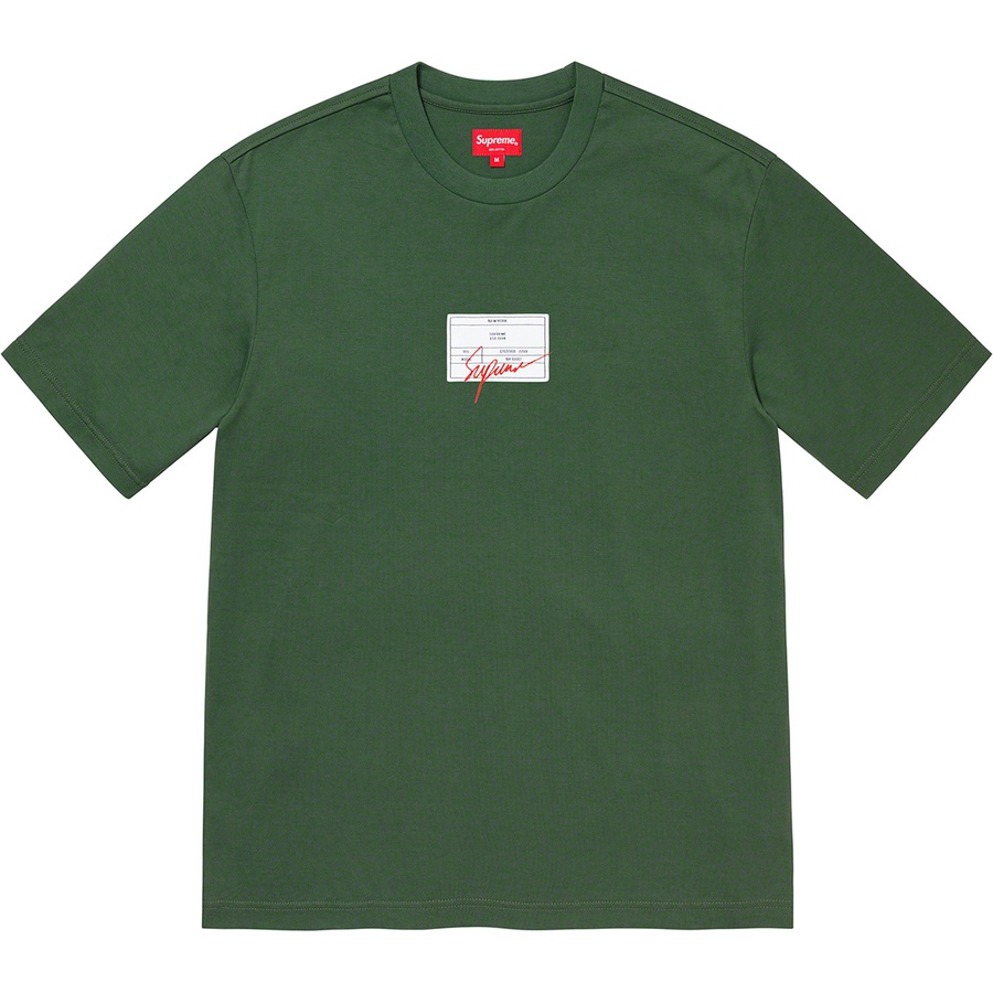 Supreme Signature Label S S Top (SS21) - Olive - $68