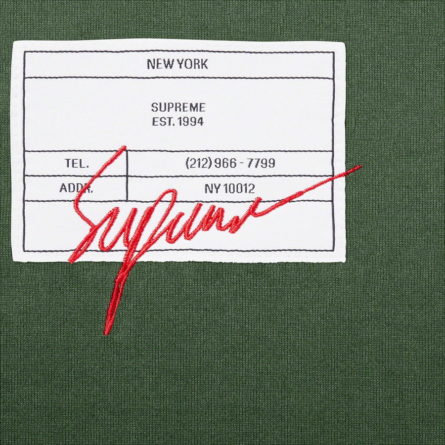 Supreme Signature Label S S Top (SS21) - Olive - $68