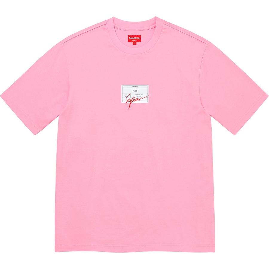 Supreme Signature Label S S Top (SS21) - Pink - $68