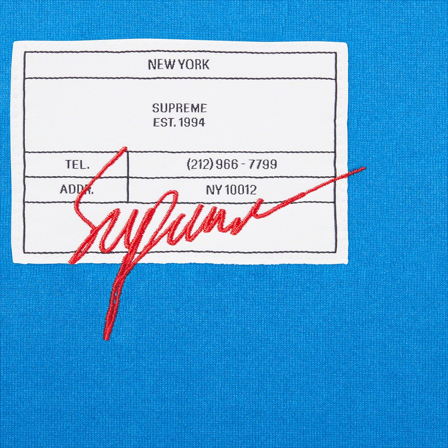 Supreme Signature Label S S Top (SS21) - Bright Blue - $68