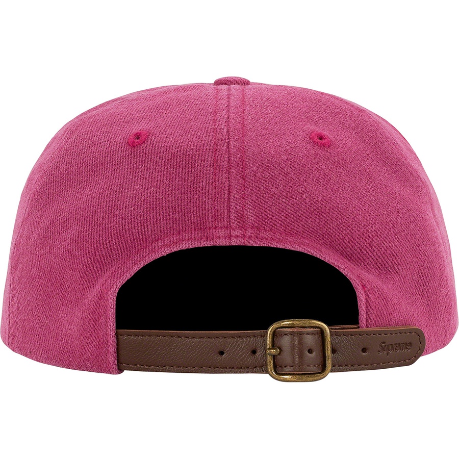 Supreme Classic Logo 6-Panel (SS21) - Dark Rose - $48
