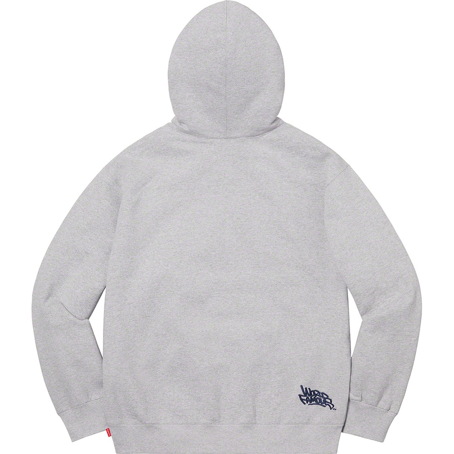 Supreme Handstyle Hooded Sweatshirt (SS21) - Heather Grey - $168