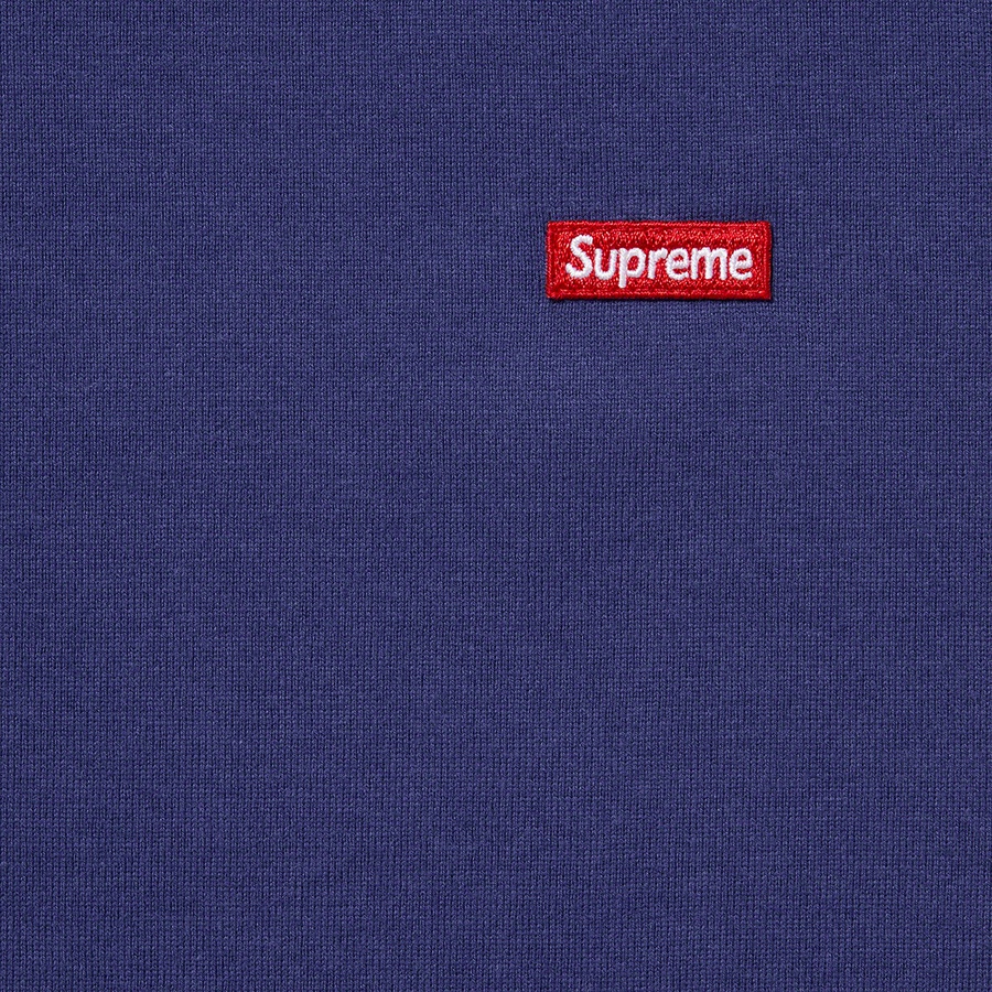 Supreme Small Box Tee (SS21) - Washed Navy - $58