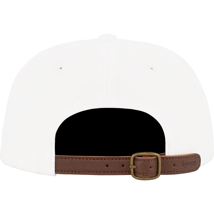 Supreme Classic Logo 6-Panel (SS21) - White - $48