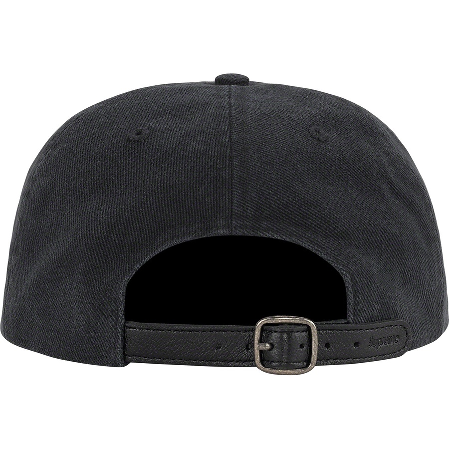 Supreme Classic Logo 6-Panel (SS21) - Black - $48