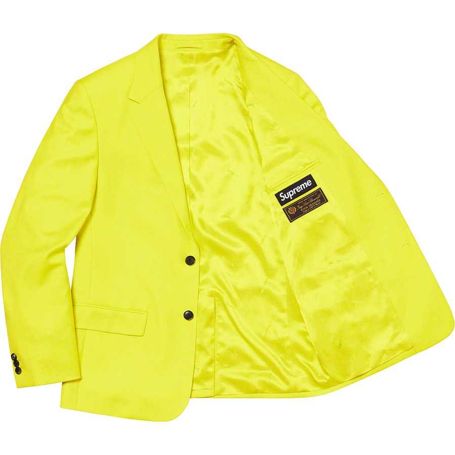 Supreme Wool Suit (SS21) - Bright Yellow - $598