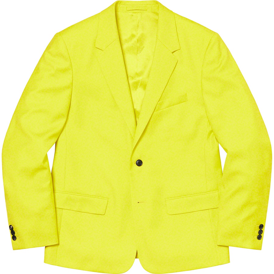 Supreme Wool Suit (SS21) - Bright Yellow - $598