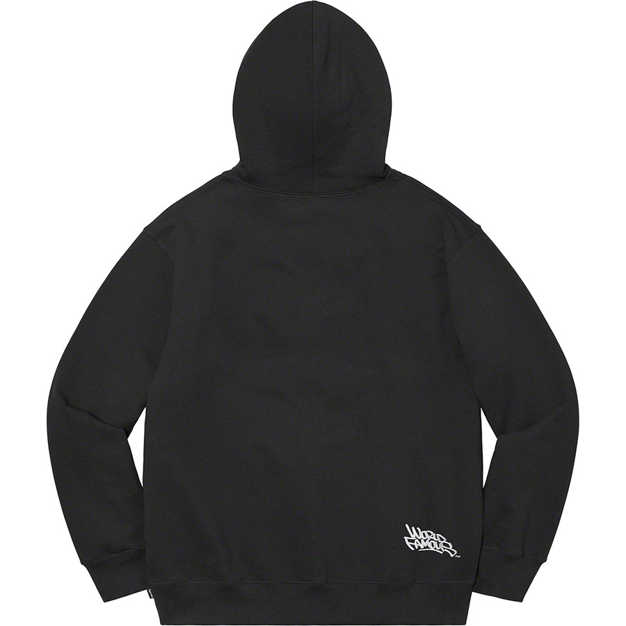 Supreme Handstyle Hooded Sweatshirt (SS21) - Black - $168