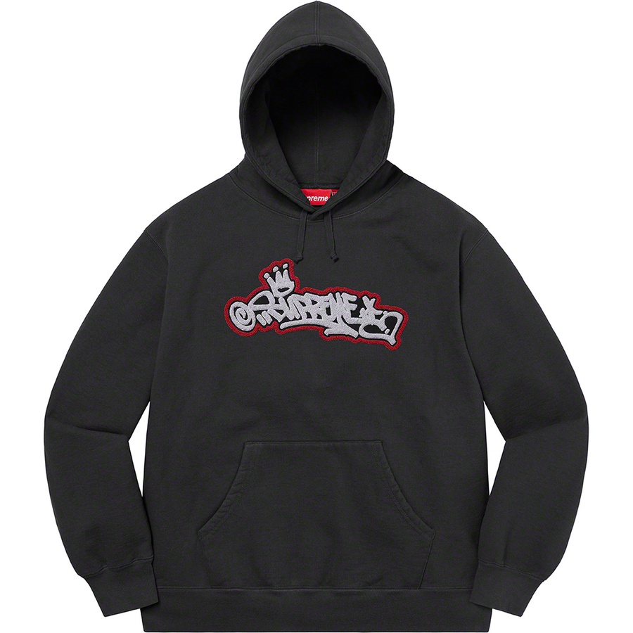Supreme Handstyle Hooded Sweatshirt (SS21) - Black - $168