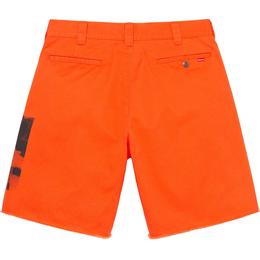Supreme Iggy Pop Work Short (SS21) - Orange - $128