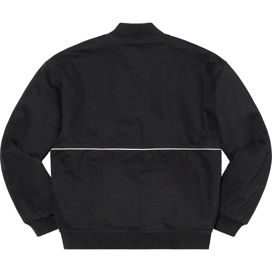 Supreme Twill Old English Varsity Jacket (SS21) - Black - $218