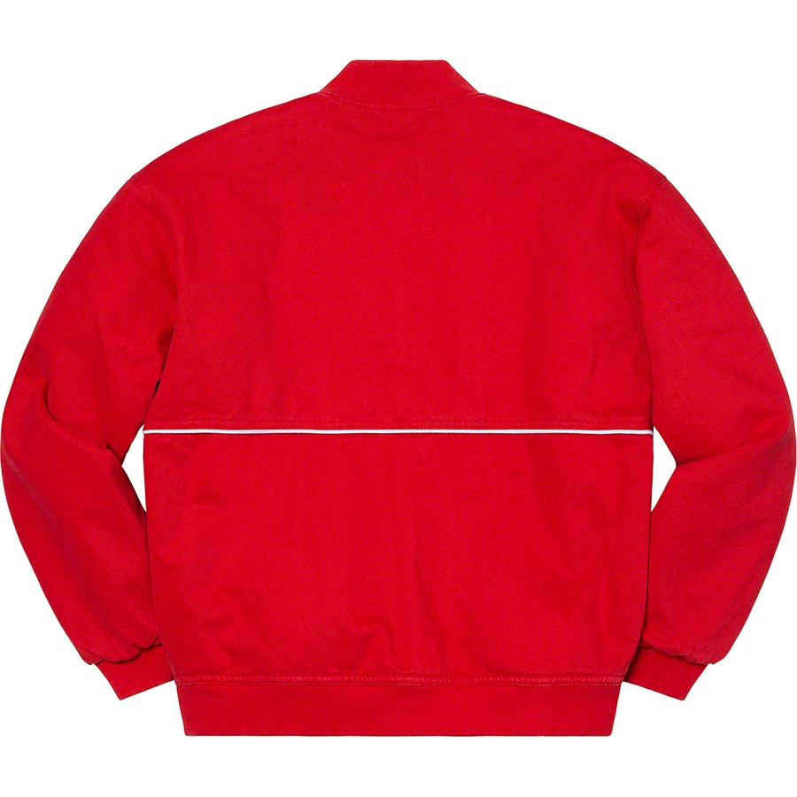 Supreme Twill Old English Varsity Jacket (SS21) - Red - $218
