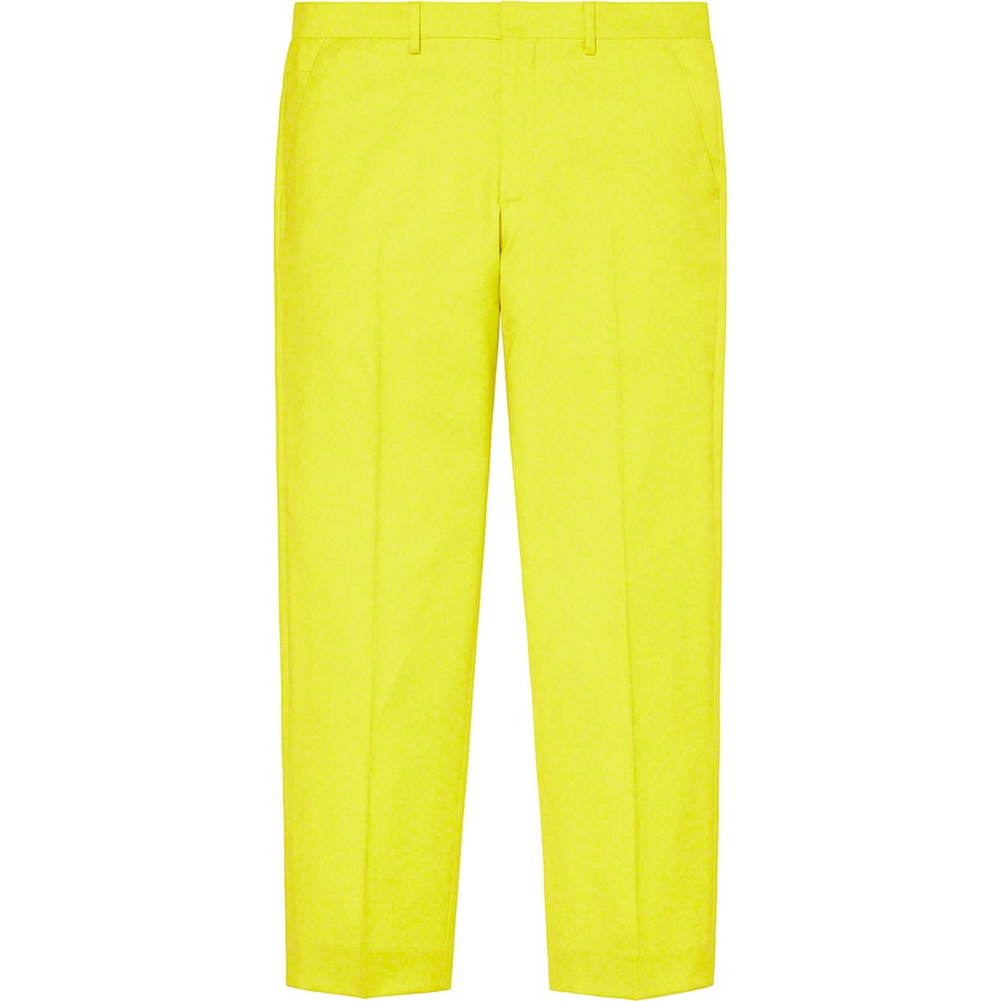 Supreme Wool Suit (SS21) - Bright Yellow - $598