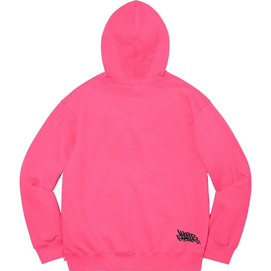 Supreme Handstyle Hooded Sweatshirt (SS21) - Magenta - $168