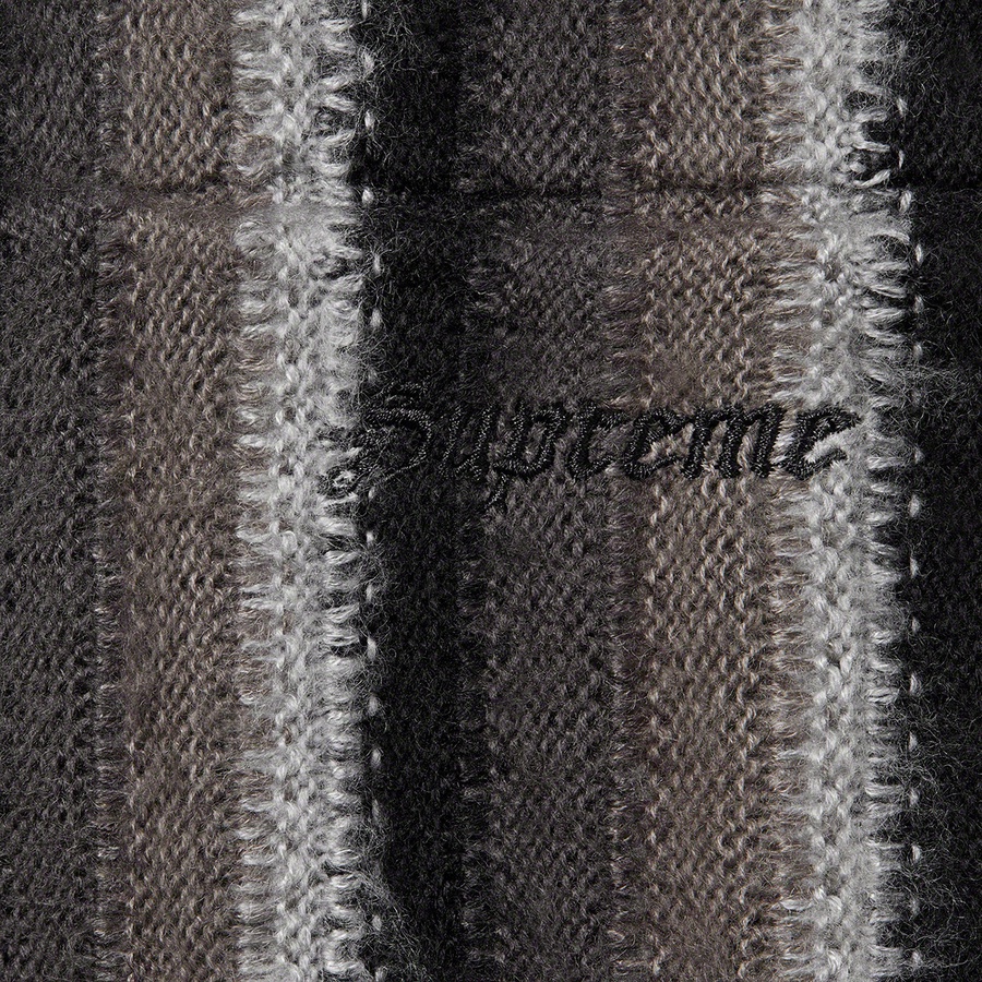 Supreme Stripe Sweater Vest (SS21) - Black - $138