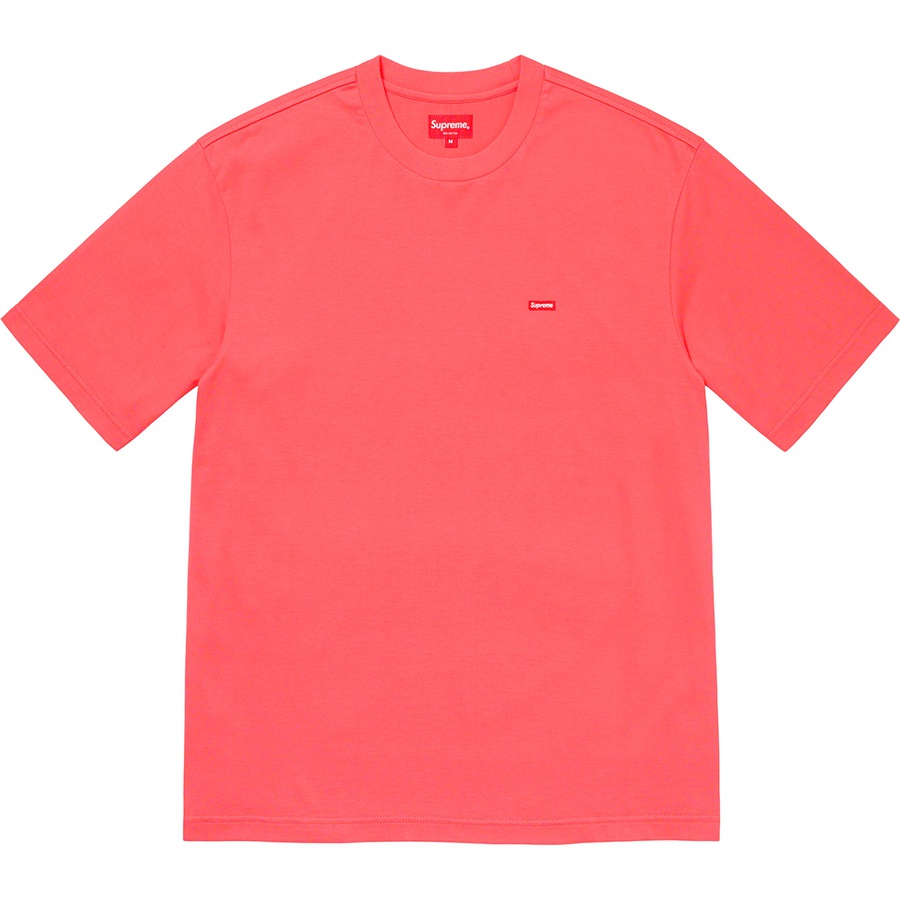 Supreme Small Box Tee (SS21) - Bright Coral - $58